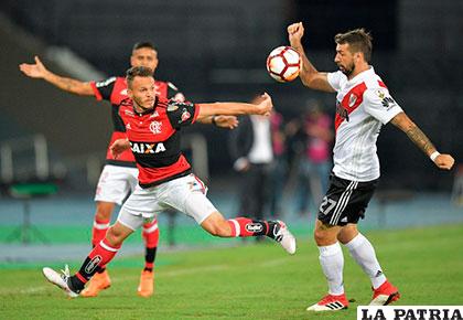 Flamengo y River Plate empataron 2-2 en Río de Janeiro /conmebol.com