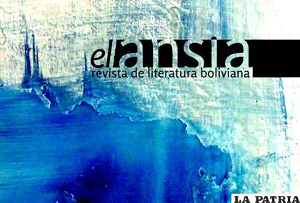 Tapa de la revista de literatura boliviana /ANF