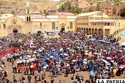 Cientos de peregrinos llegaron al Santuario del Socavón