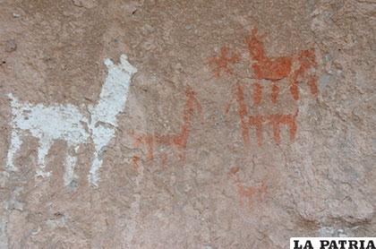 Pinturas rupestres se deterioran con el paso del tiempo, el sol y el clima