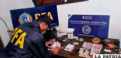 Droga incautada en operativos realizados por la Policía Federal Argentina /Ilustrativa-Wikimedia commond