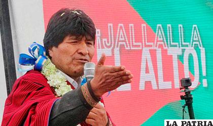 El presidente de Bolivia, Evo Morales, indicó que EE.UU. es la verdadera amenaza para el mundo /El Nuevo Diario