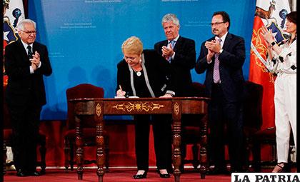 La presidenta de Chile, Michelle Bachelet /Diario El Día