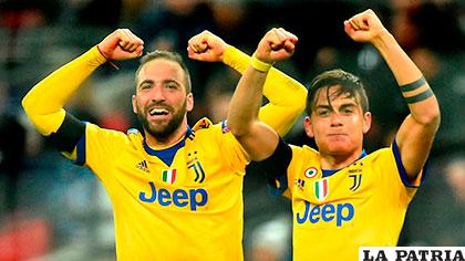 Gonzalo Higuaín y Paulo Dybala le dieron la clasificación a Juventus