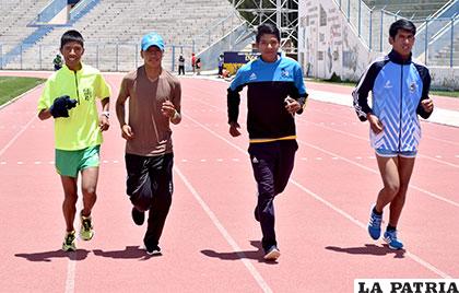 Atletas orureños se prepararon adecuadamente para el nacional