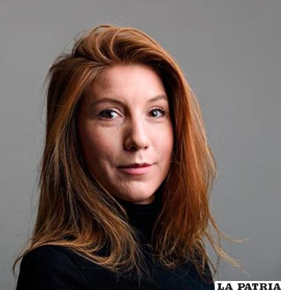 La periodista sueca Kim Wall falleció en agosto pasado en su submarino