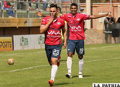 Fernando Saucedo y Gilbert Álvarez anotaron a dos goles en el partido /APG