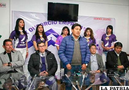 Dirigencia de Real Potosí hace el anuncio de la construcción de su complejo /boliviafutbol.com