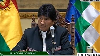 El Presidente Evo Morales no quiso adelantar la función de la comisión post La Haya /BTV