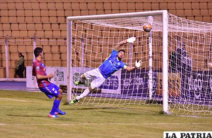 La acción del primer gol de San José, fue obra de Rodrigo Ramallo /APG