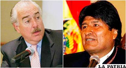 Pastrana recordó que en 1991 vino a Bolivia, cuando Morales ya era reconocido como un líder cocalero /(NTERNET