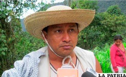 El dirigente indígena, Adolfo Chávez /Archivo/ANF