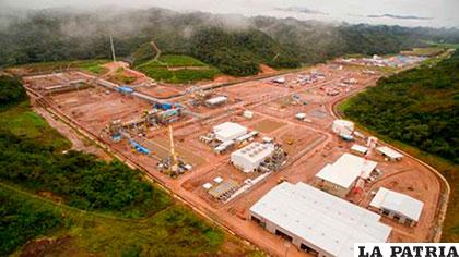 Campo gasífero y la planta Incahuasi en Santa Cruz /Jorge Salek/LR