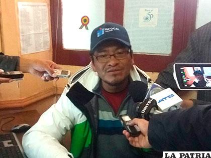 Edwin Peredo es ejecutivo de la COD de Oruro