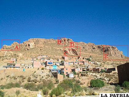 Sectores donde se puede practicar la escalada en Rumi Campana /apretandobici.blogspot