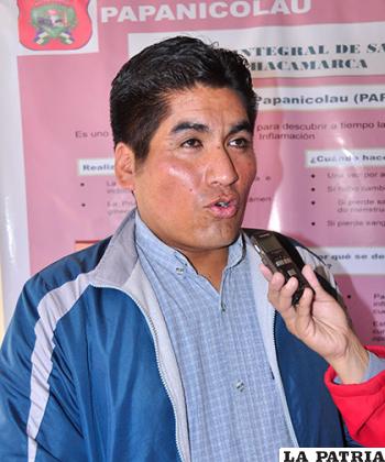 Alcalde del municipio de Machacamarca, Dario Yucra Choque