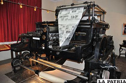 La imprenta tipográfica, antes de pasar a la tecnología offset