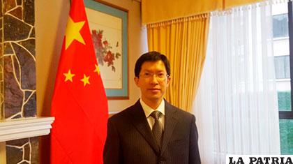Liang Yu, embajador de la República Popular de China en Bolivia /ANF