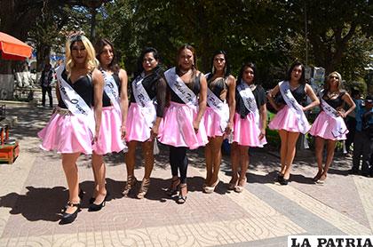 Candidatas al Miss Bolivia Trans 2018