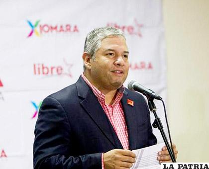 Enrique Reina, representante de la OEA en Bolivia