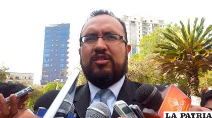 Milton Claros, ministro de Obras Públicas /ANF
