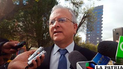 El gerente ejecutivo de la Administración de Servicios Portuarios de Bolivia (ASP-B), David Sánchez /ANF