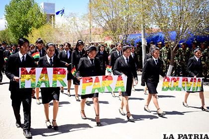 ¡Mar para Bolivia!, la consigna que el boliviano nunca se cansará de repetir