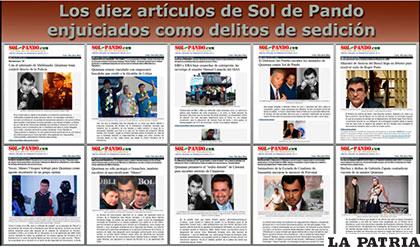 El periodista Wilson García ratificó sus 10 notas periodísticas