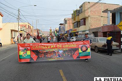 Se hizo conocer al Carnaval de Oruro, como el mejor del mundo