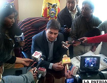 Presidente del Concejo Municipal de Oruro, Henry Rojas