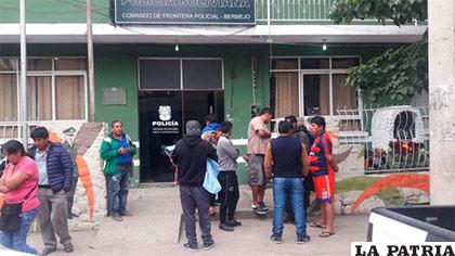 Estación policial donde fue denunciado el hecho /Radio Bermejo