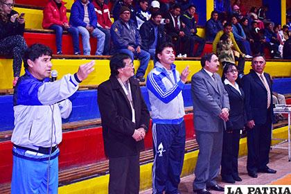 Saúl Zurita fue el encargado de realizar la promesa deportiva