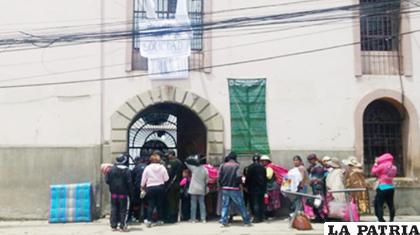 El ingreso a la cárcel de San Pedro de La Paz /ANF