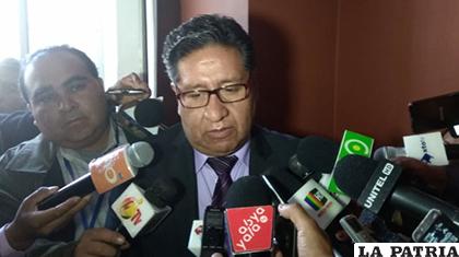 El fiscal departamental de La Paz, William Alave /ANF
