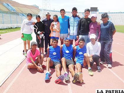 Atletas orureños realizan entrenamiento constante para los nacionales /Archivo /LA PATRIA
