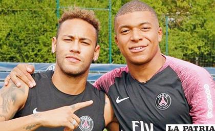 Neymar y Mbappé jugadores del PSG son codiciados por el Real Madrid /diariomas.hn