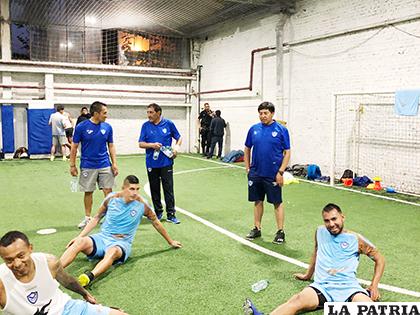 Trabajo intenso de los jugadores 