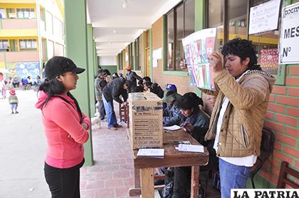 Diagnóstico busca que toda la población participe de las elecciones totalmente informada /LA PATRIA/ARCHIVO