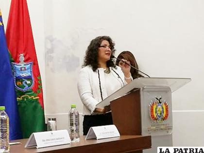 Tania Sánchez Montaño es ahora la Directora General Ejecutiva del Servicio Plurinacional de la Mujer