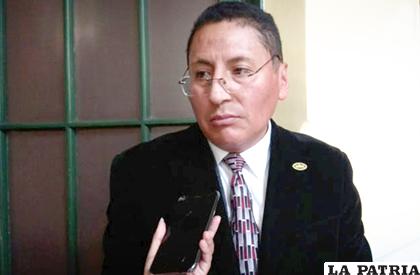 Grover Cori Paz, presidente del TDJ de La Paz / ANF