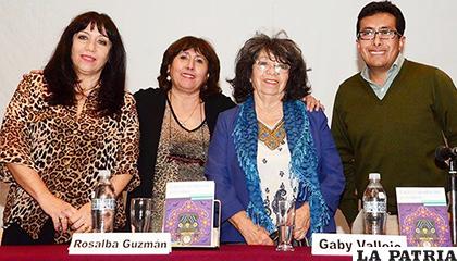 Melita del Carpio, Rosalba Guzmán, Gaby Vallejo y Matías Ortuste/ LOS TIEMPOS