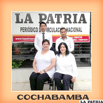 Personal de LA PATRIA Cochabamba /LA PATRIA
