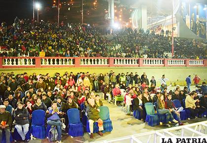 Masiva participación de la población