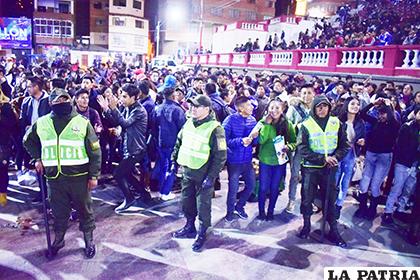La Policía brindó seguridad durante la actividad