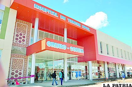 La menor continúa internada en el Hospital Oruro - Corea/ LA PATRIA