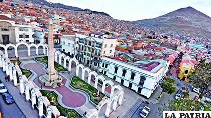Una vista de la ciudad de Potosí / Página Siete