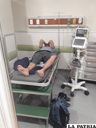 El conductor aún permanece internado en el hospital Oruro-Corea /LA PATRIA/ARCHIVO