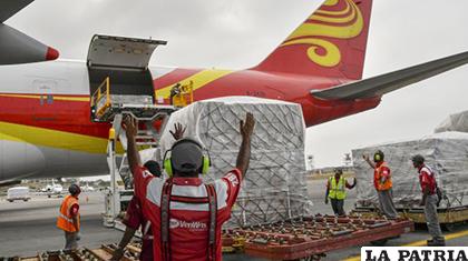 65 toneladas de fármacos y material médico llegó este viernes a Venezuela procedente de China en un 