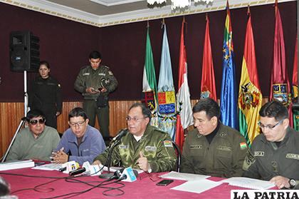 El comandante de la Policía explica los pormenores del operativo
/ OVIDIO CAYOJA LA PATRIA