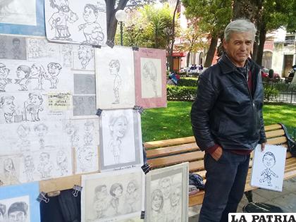 Marco Antonio Pomar siempre con su arte /LA PATRIA